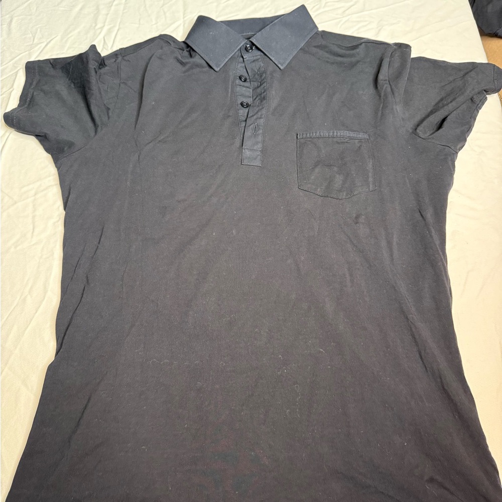 Elegant Black Polo Shirt for Men